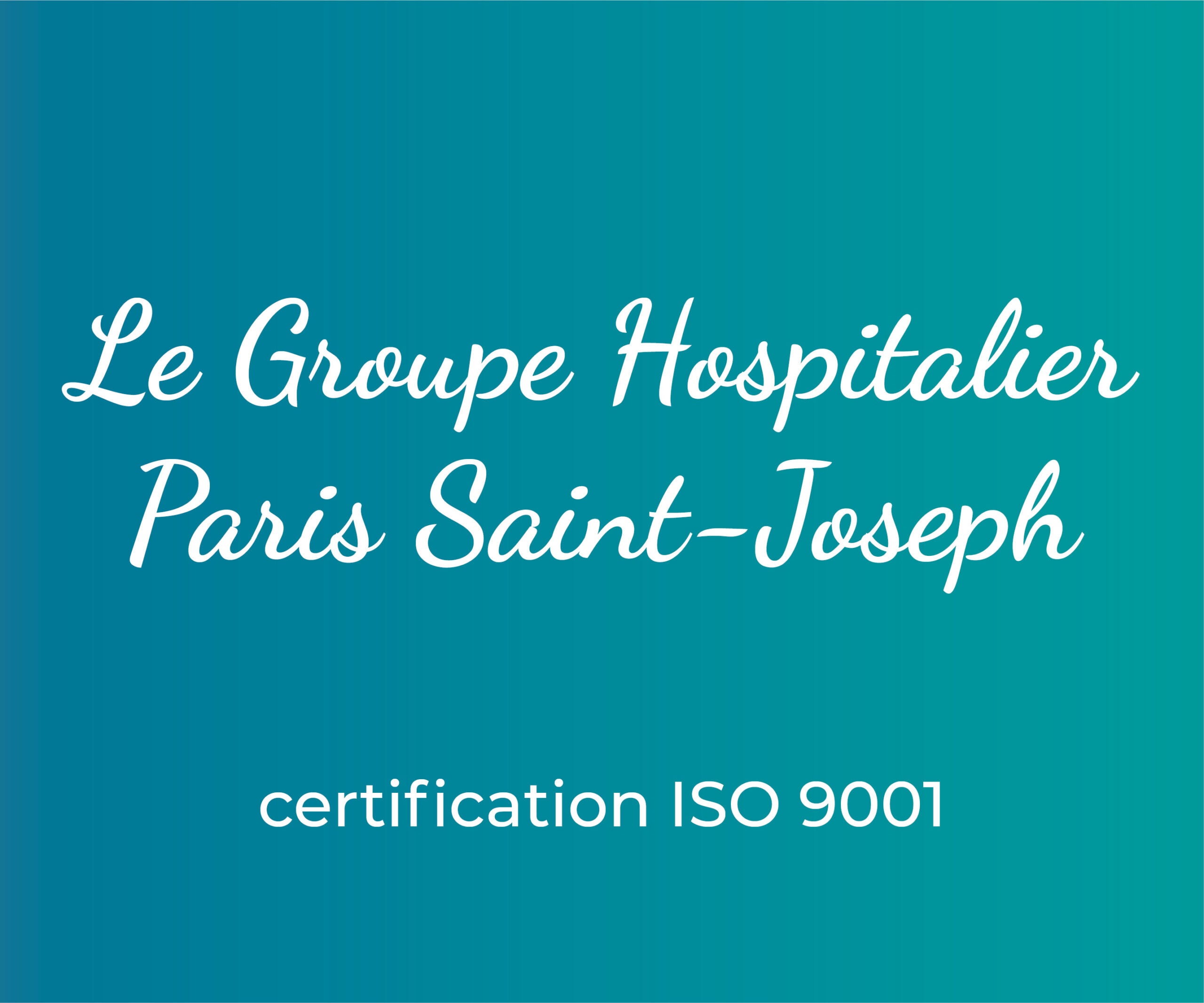 L'Hôpital Saint Joseph et la Fondation étaient présents à la